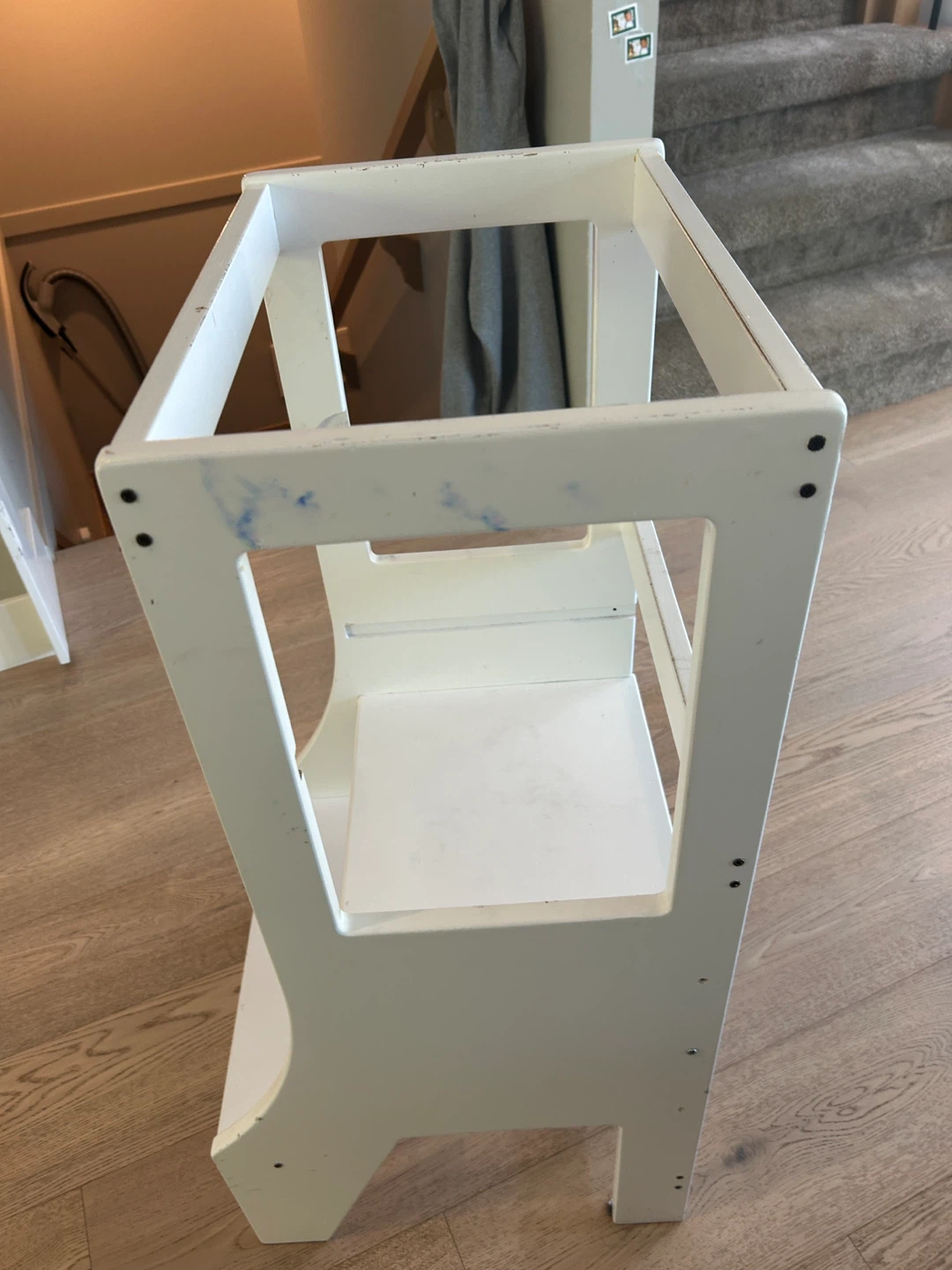 White Wooden Learning Tower - photo 2