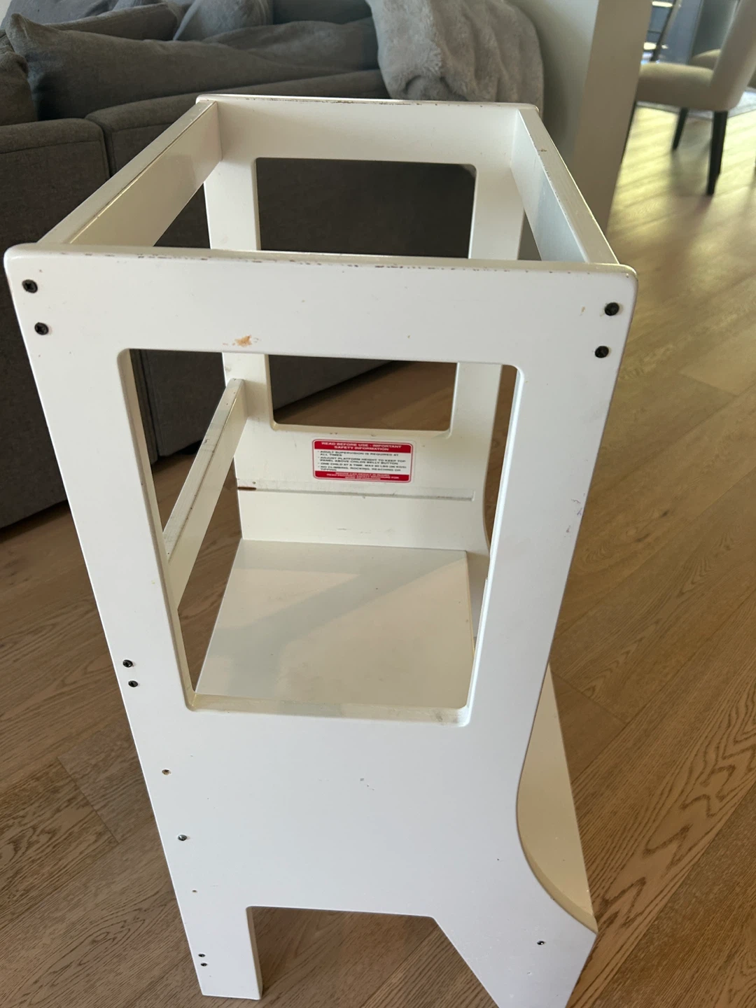 White Wooden Learning Tower - photo 4
