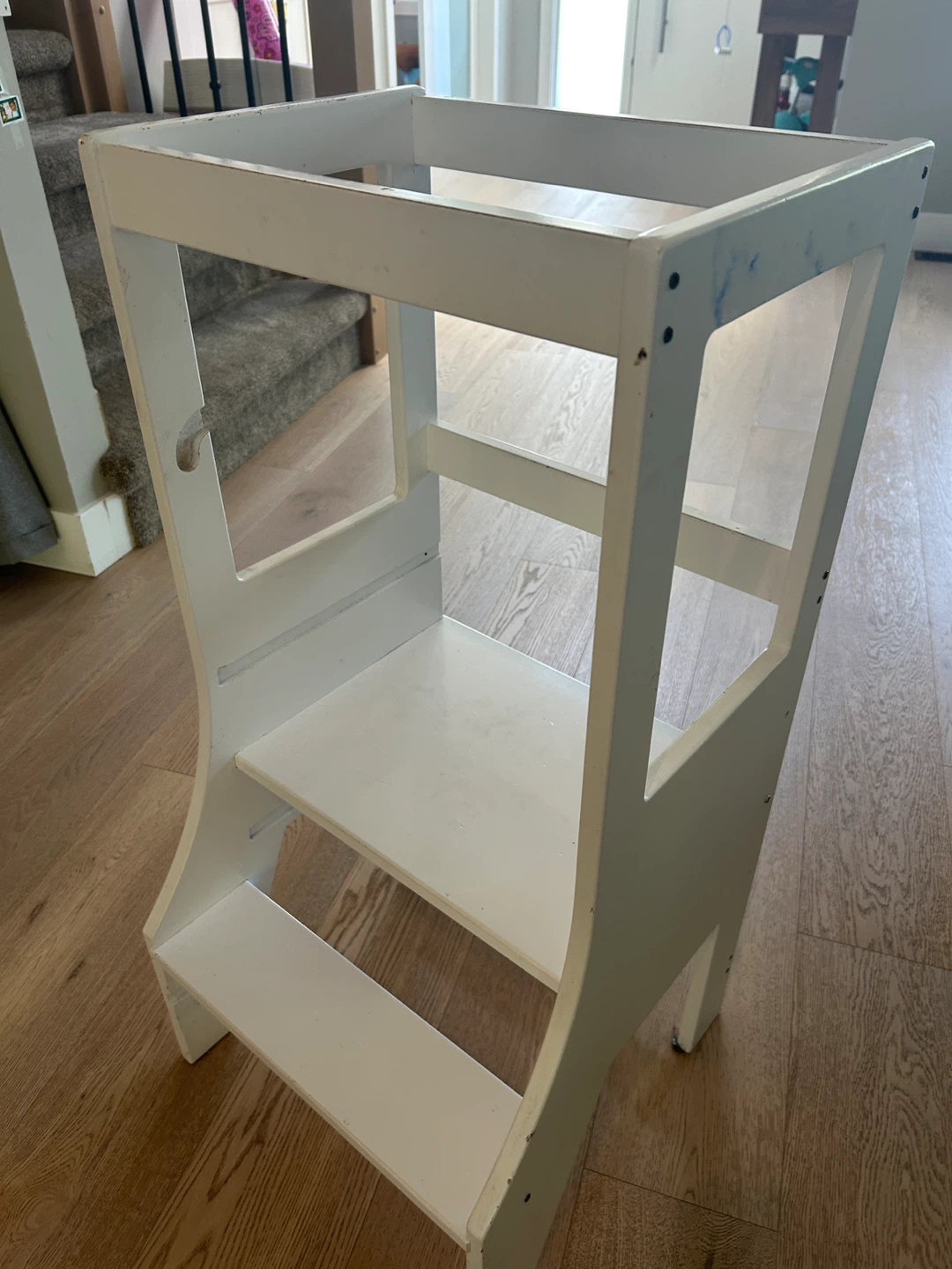 White Wooden Learning Tower