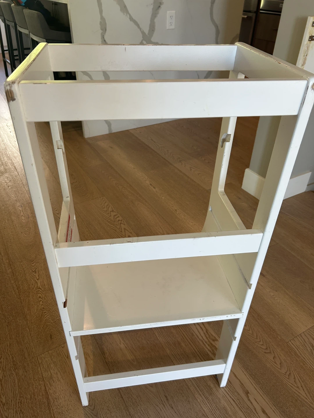 White Wooden Learning Tower - photo 3