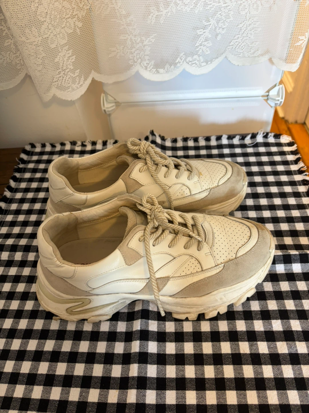 ESQUIRE Women's Chunky Sneakers Cream - photo 2