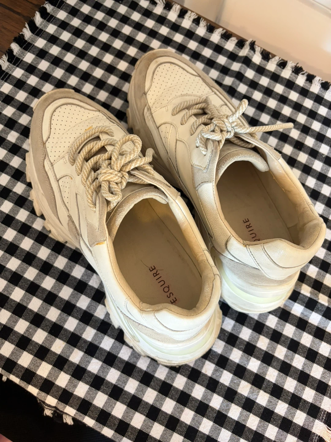 ESQUIRE Women's Chunky Sneakers Cream - photo 3
