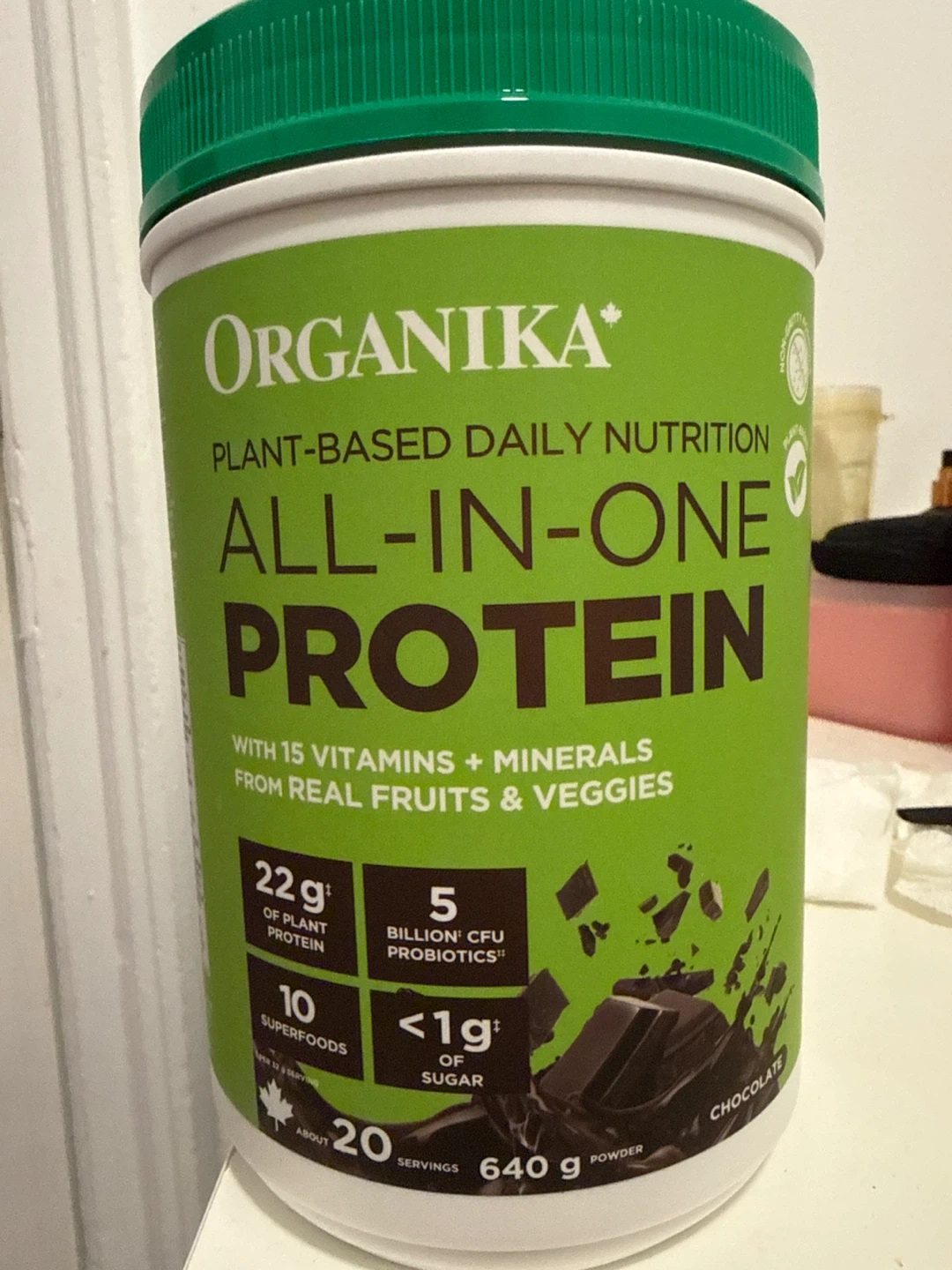 Organika All-In-One Protein Chocolate Flavour 640g