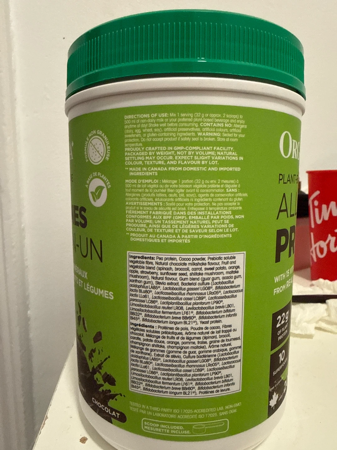Organika All-In-One Protein Chocolate Flavour 640g - photo 2