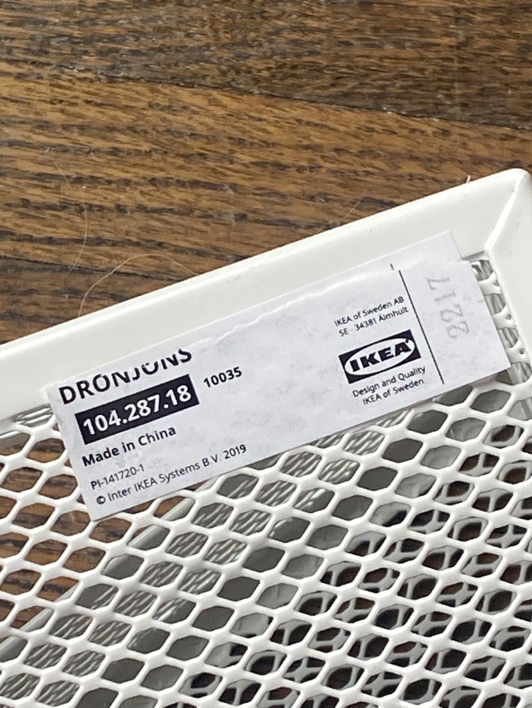 White Mesh Desk Organizer Trays (Set of 2) - photo 4