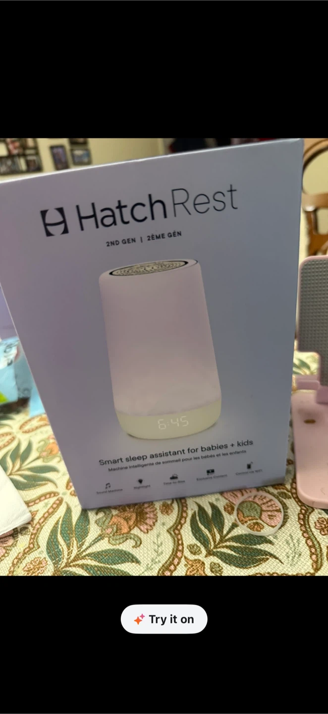 Hatch Rest Baby Sound Machine, Night Light | 2nd Gen