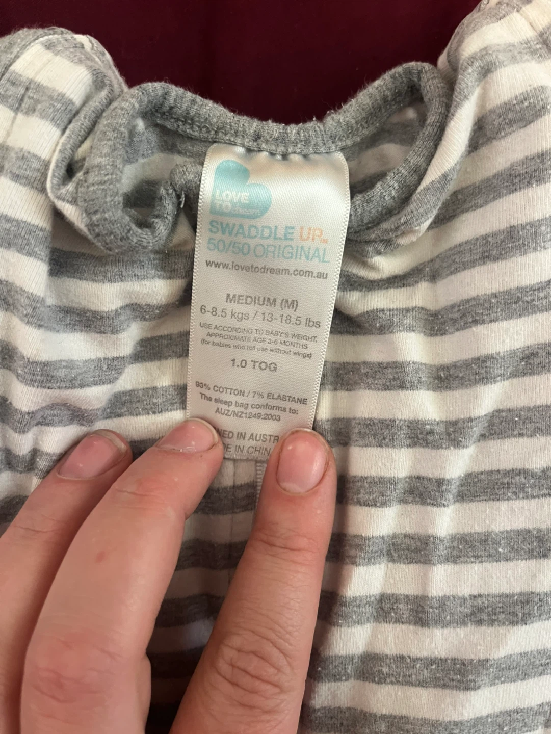 Love to dream Medium sleep sack/swaddle (approx age 3-6mo) - photo 2