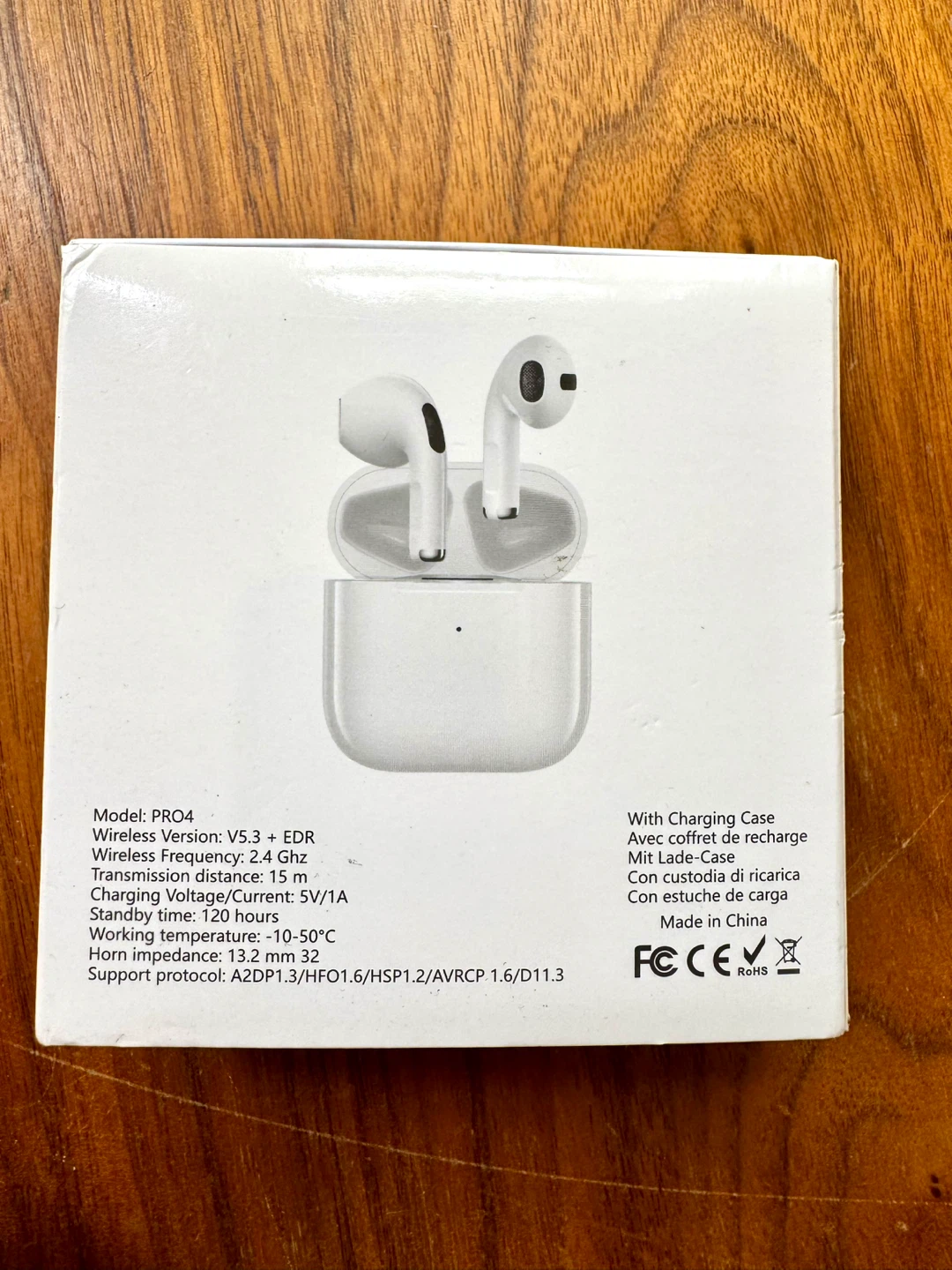 Pro 4 Wireless Earbuds with Charging Case - photo 2