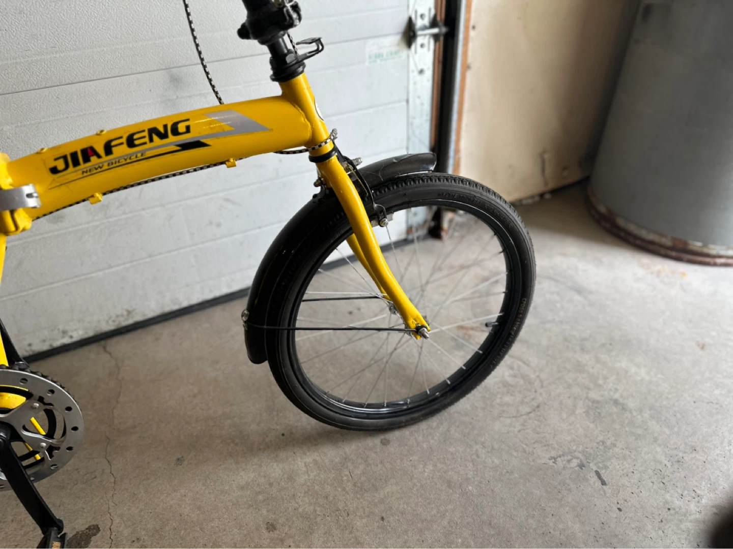 JIAFENG Yellow Folding Bicycle - photo 4