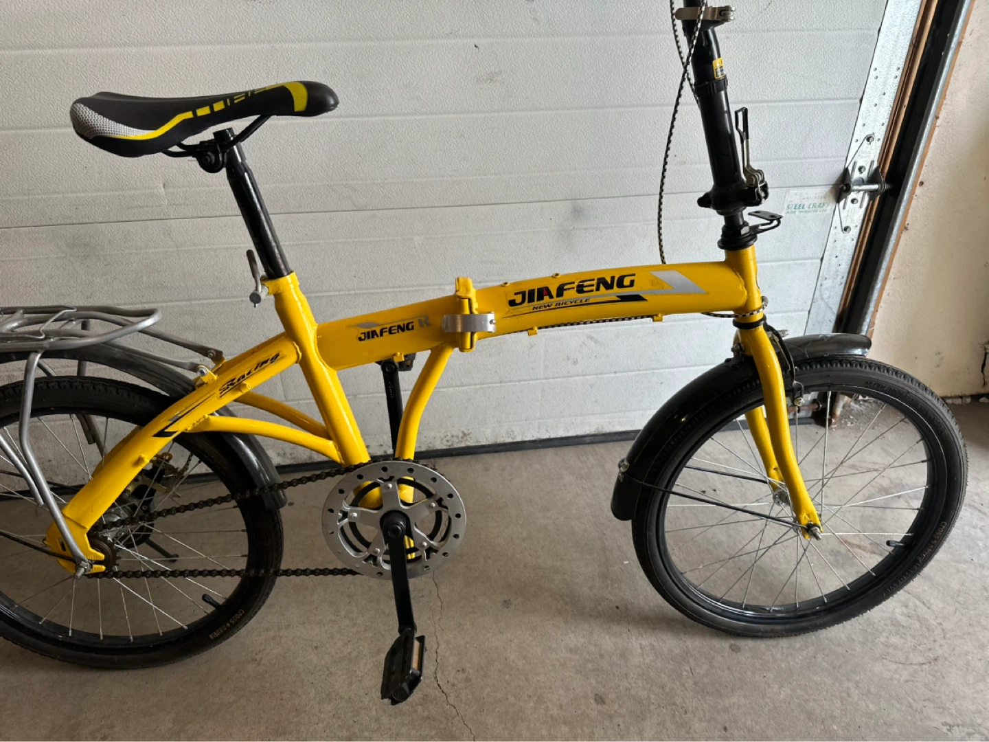 JIAFENG Yellow Folding Bicycle - photo 2