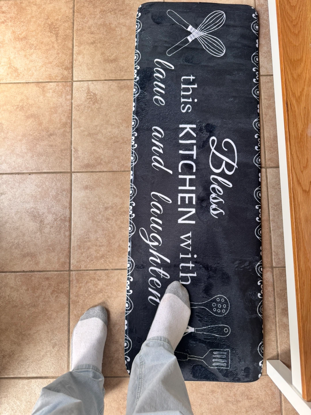 Kitchen Mat - Bless this Kitchen with Love and Laughter - photo 3