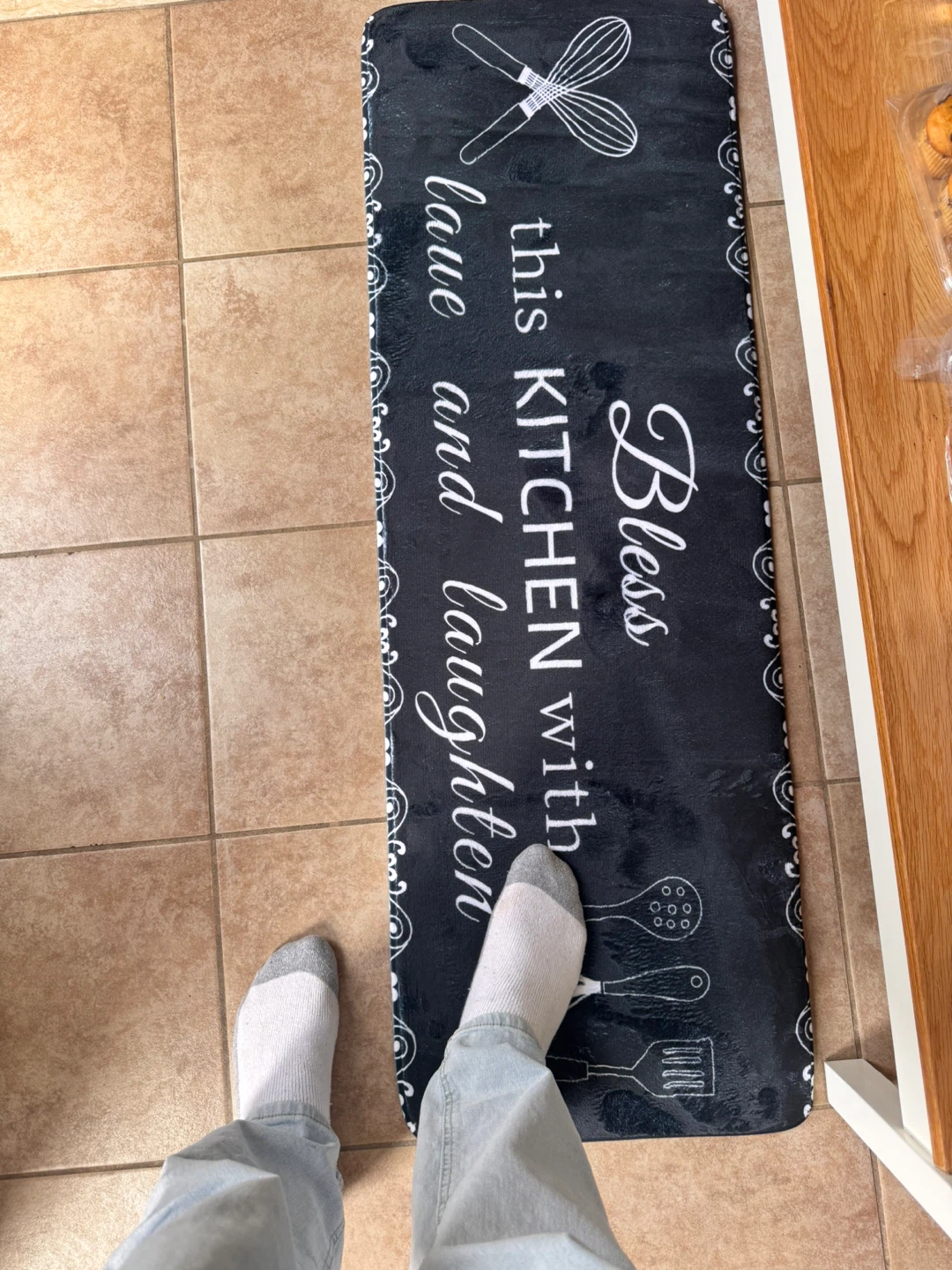 Kitchen Mat - Bless this Kitchen with Love and Laughter - photo 2