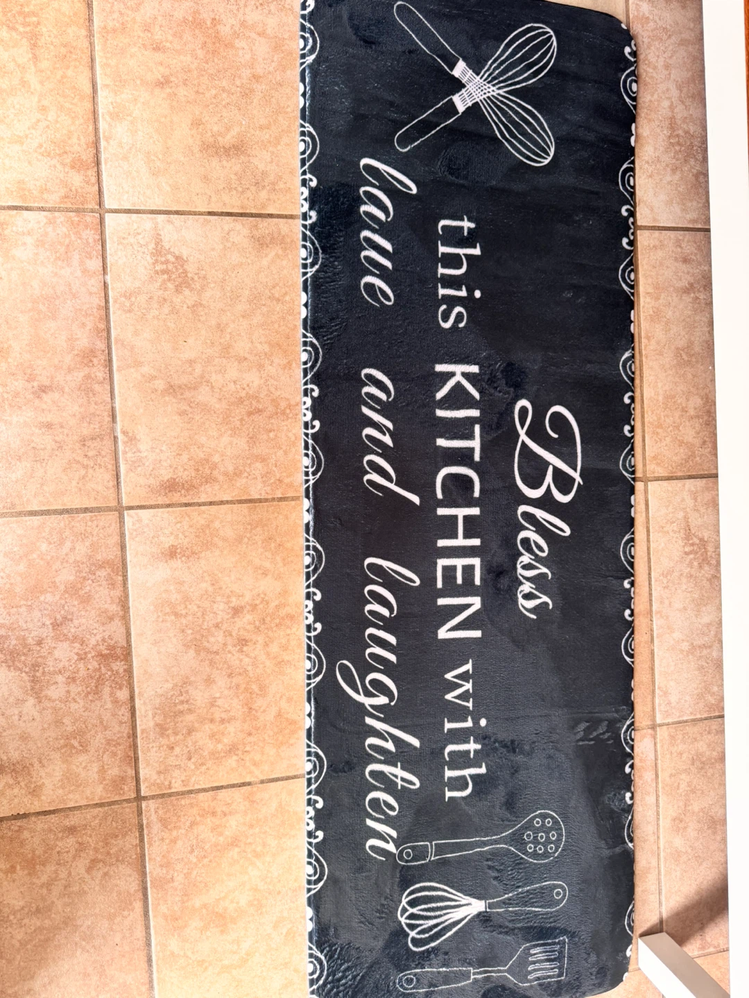 Kitchen Mat - Bless this Kitchen with Love and Laughter