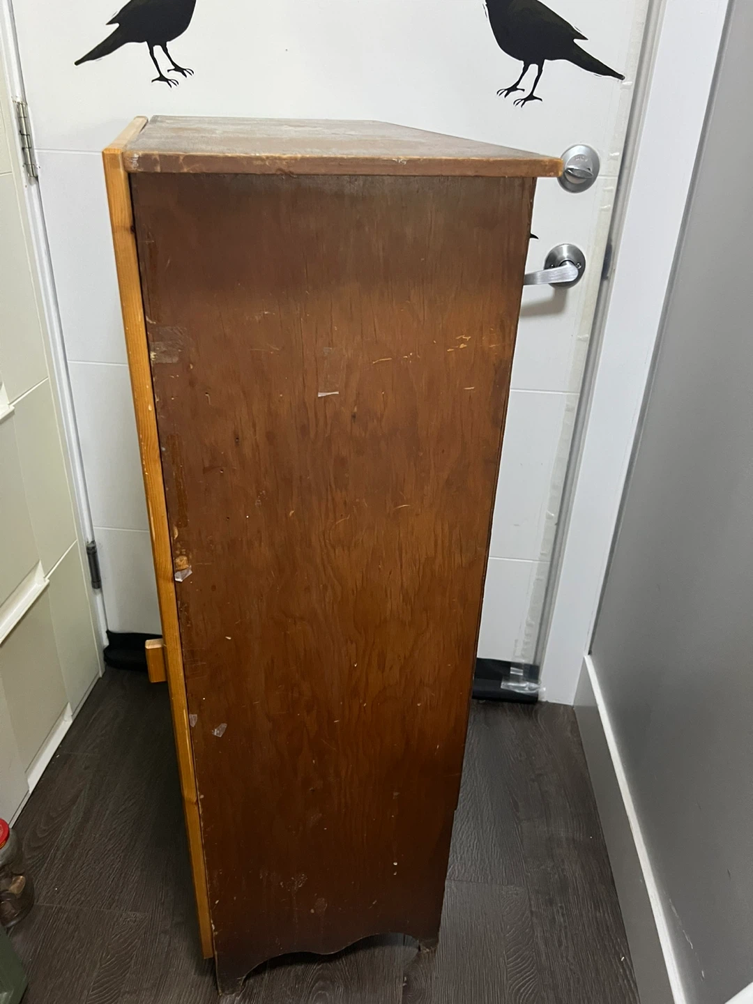 Wooden Display Cabinet with Glass Door - photo 3