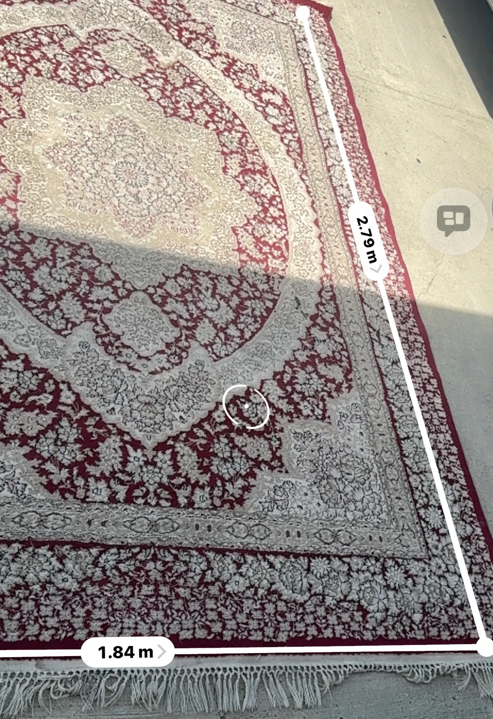 Area Rug - Red and Cream Traditional Design - photo 5