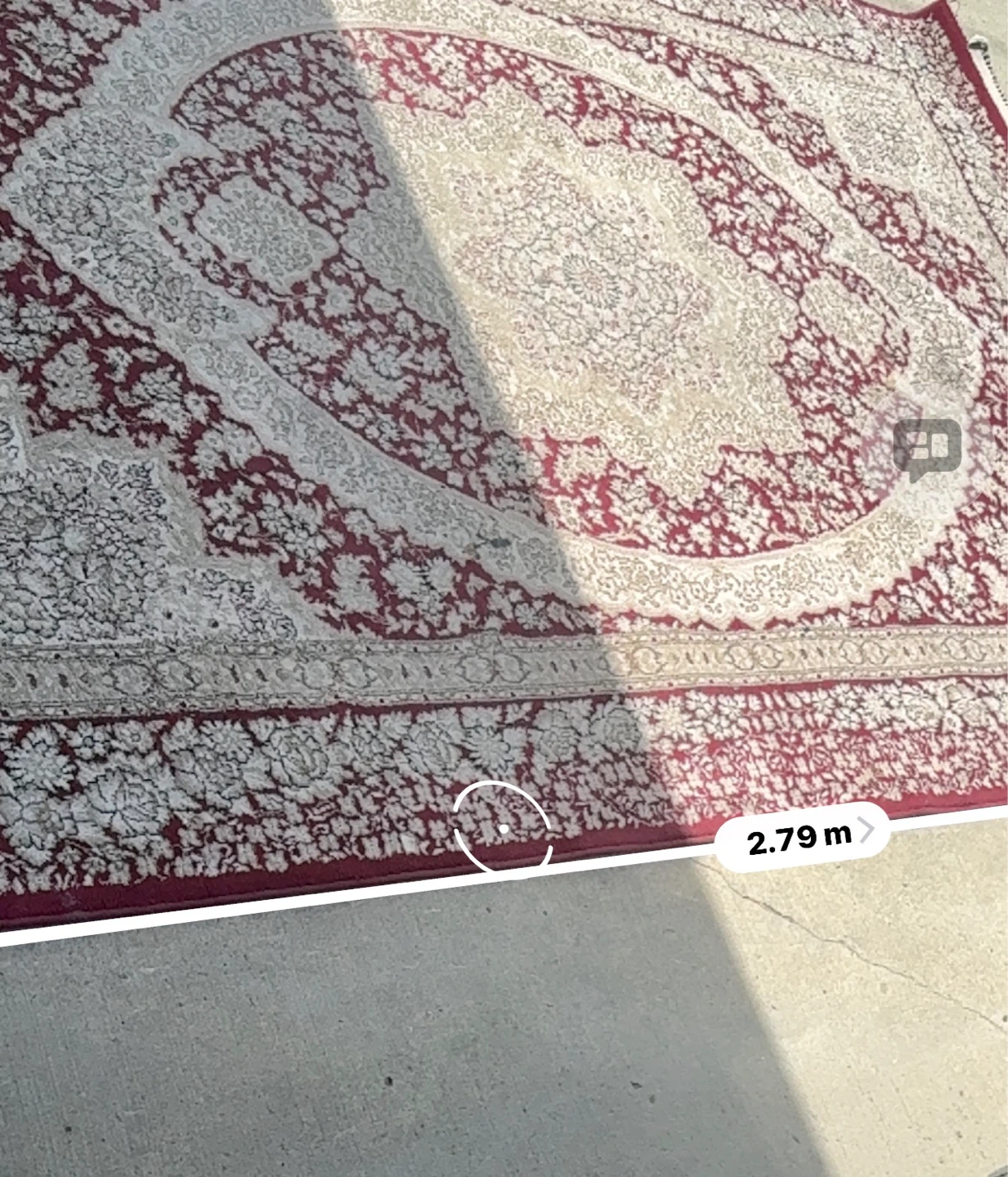 Area Rug - Red and Cream Traditional Design - photo 3