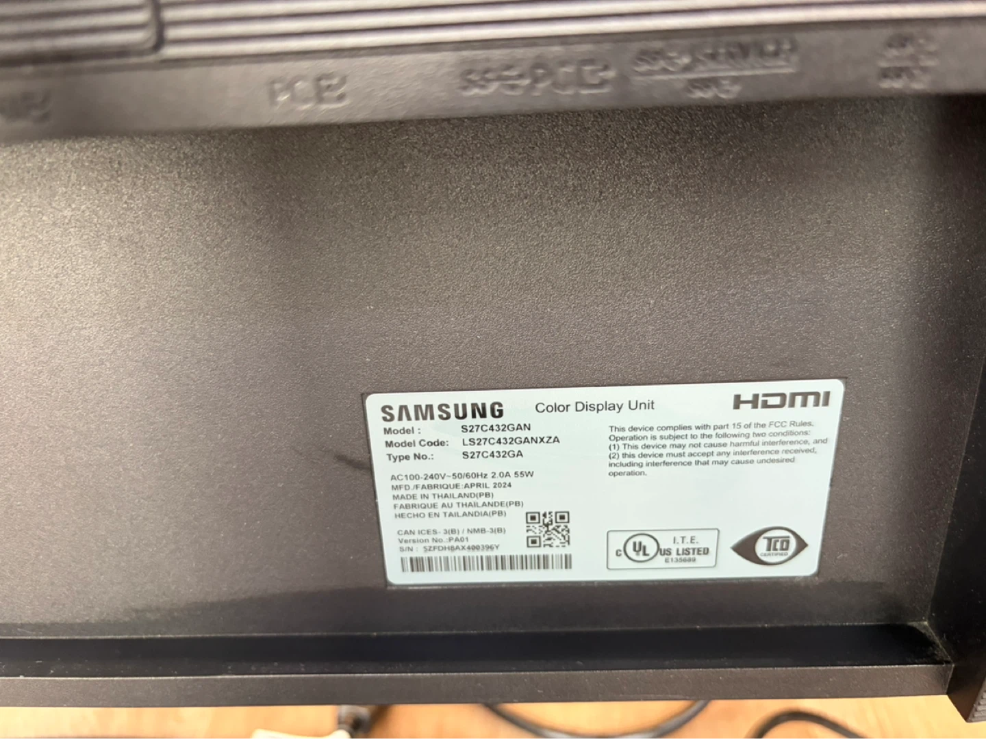 Samsung 27 inch monitor (100hz) - photo 4