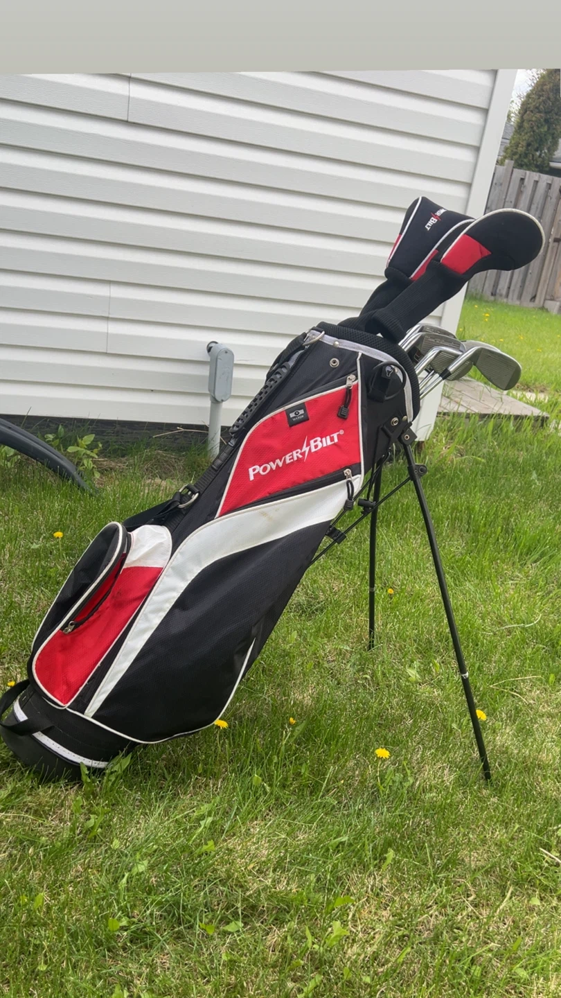PowerBilt Golf Club Set with Bag