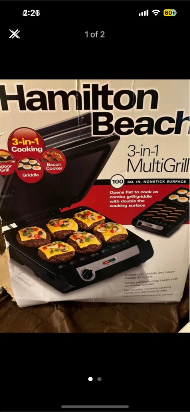 Hamilton beach grill