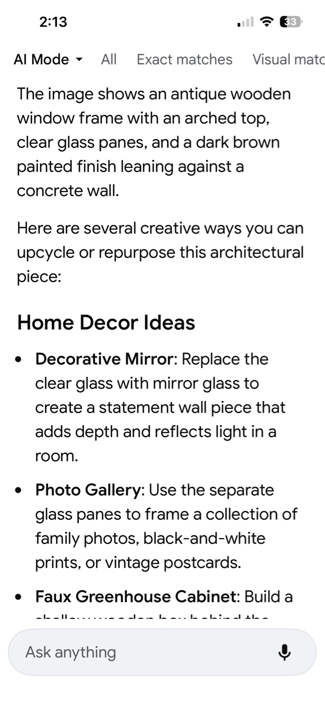 Wooden Window Frame - Architectural Salvage - photo 2