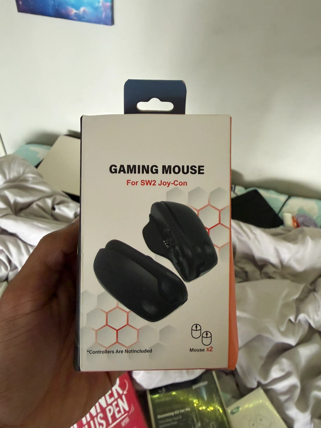 Osenvic Ergonomic Mouse Grips for Switch 2 Joy-Con (2 Pack)