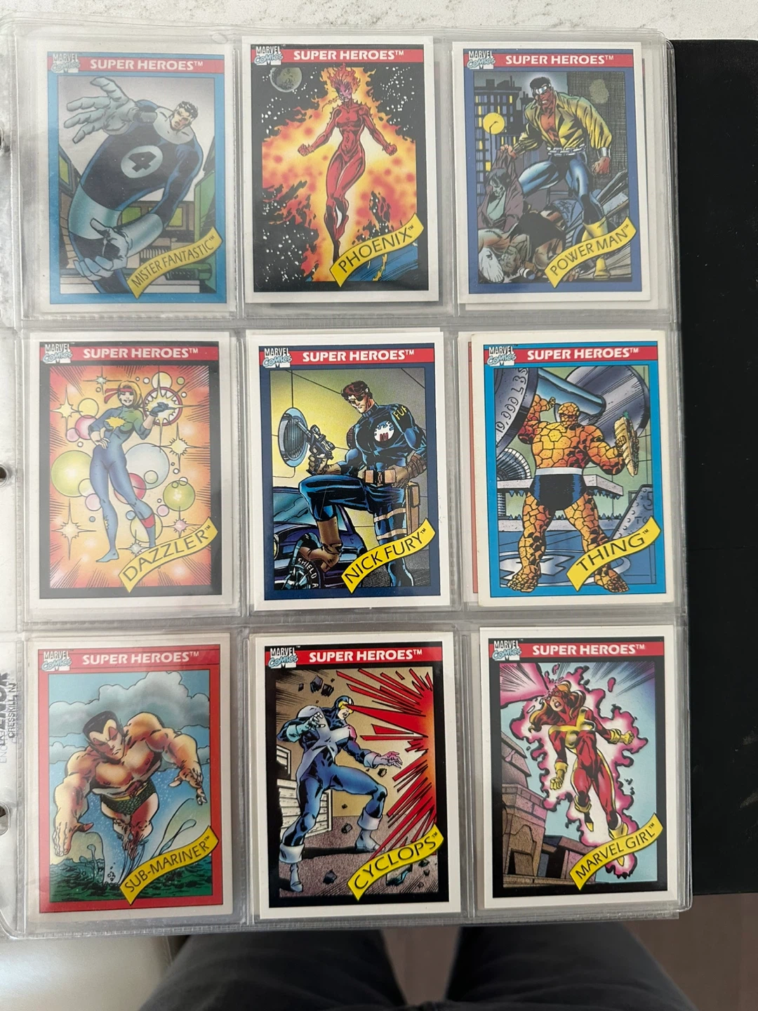 1990 Impel/Marvel Series Trading Cards