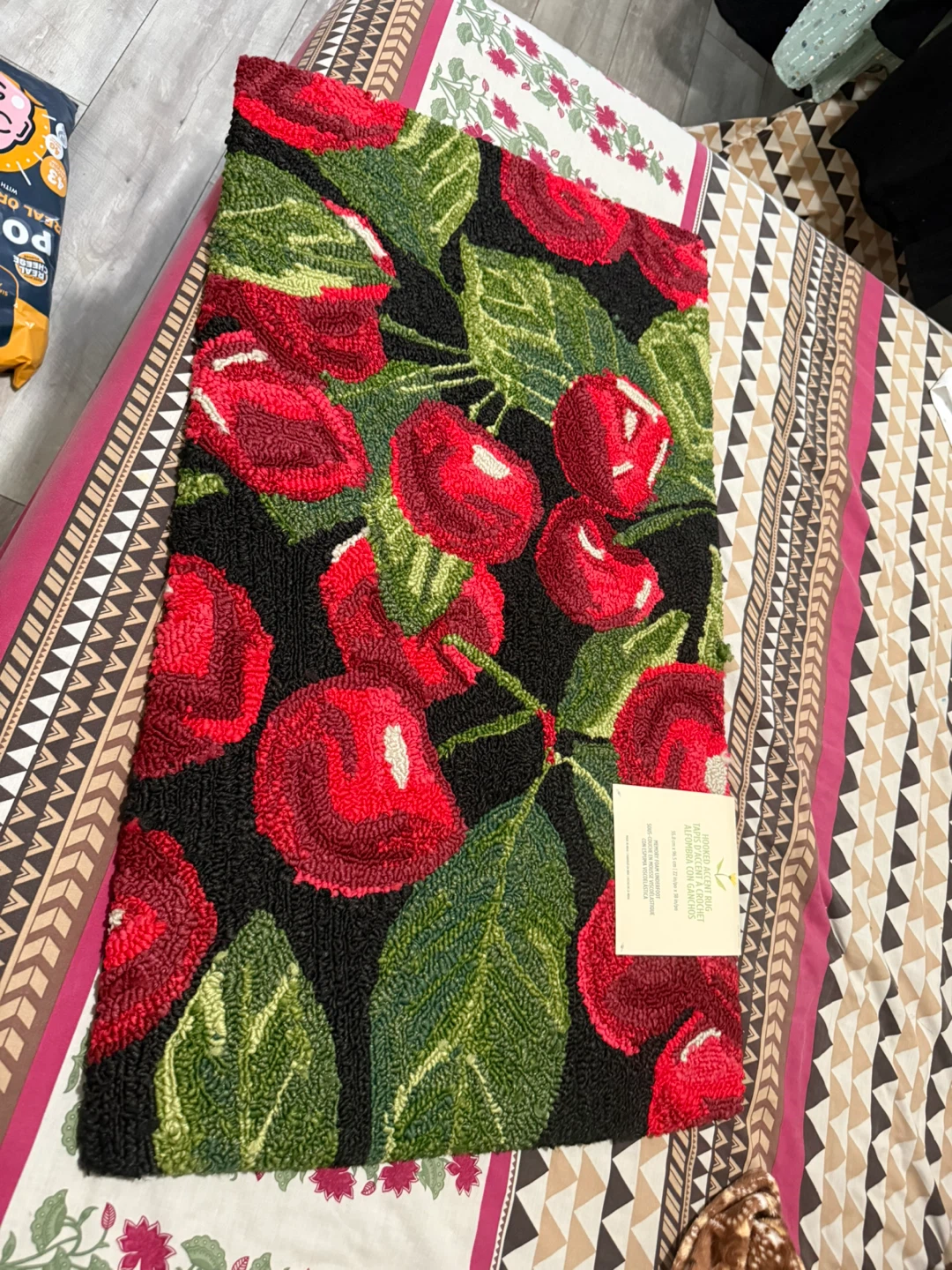 Accent Rug - Cherries Design, 22" x 38"