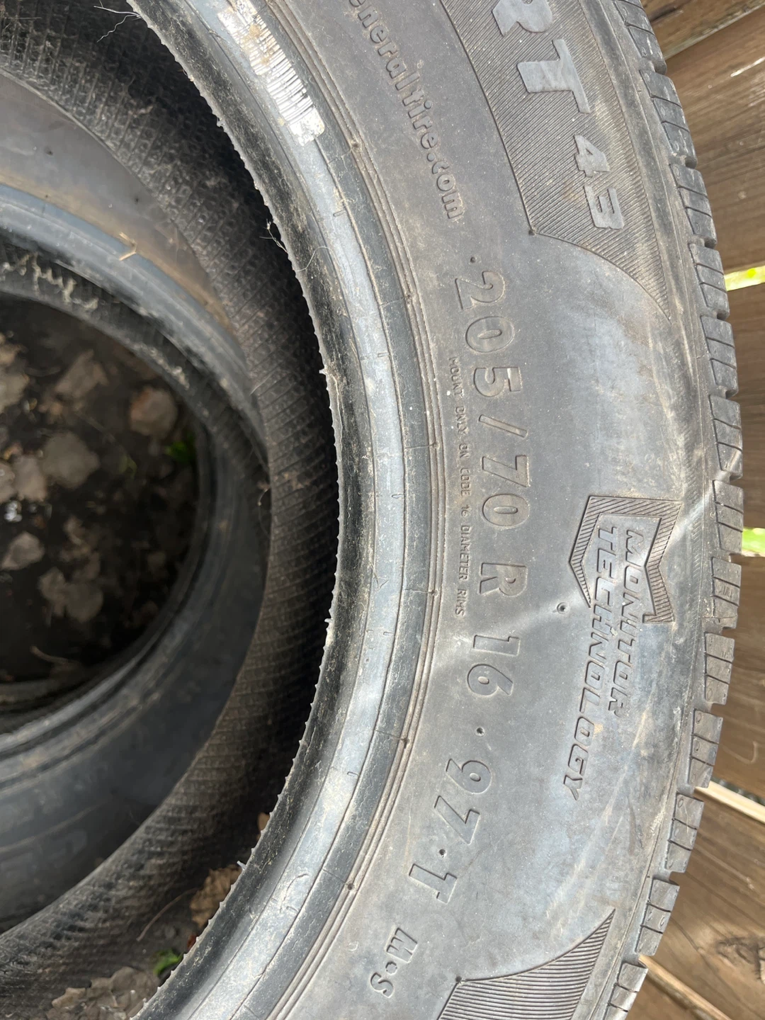Set of 4 Used Tires, size 16 - photo 2