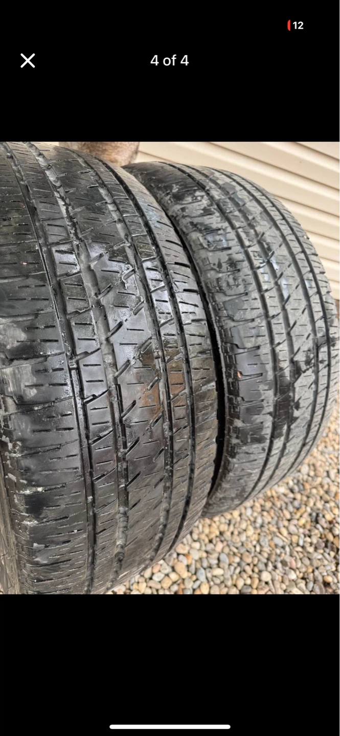 Bridgestone Dueler 255/55R19 Tires (Set of 2)