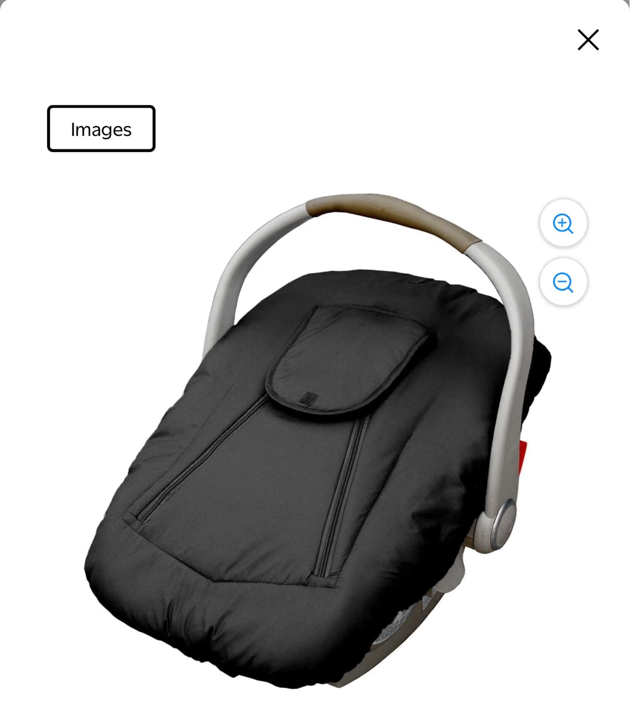 JJ Cole Bundleme Car Seat Cover - Black - photo 3