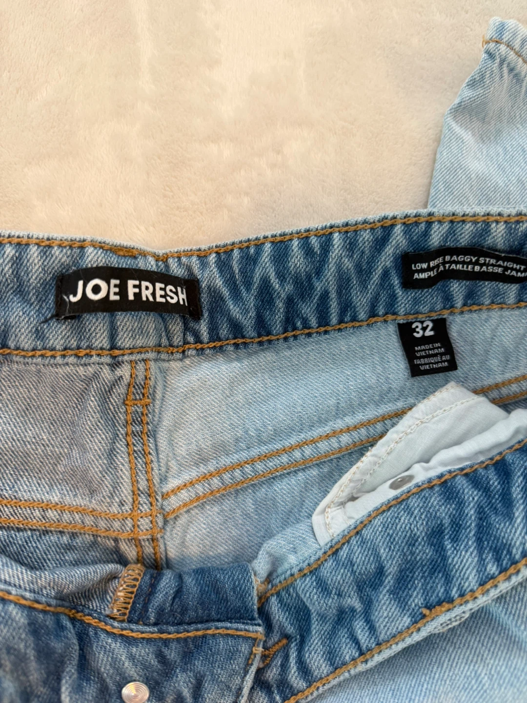 Joe Fresh Baggy Straight Jeans Size 32 - photo 3