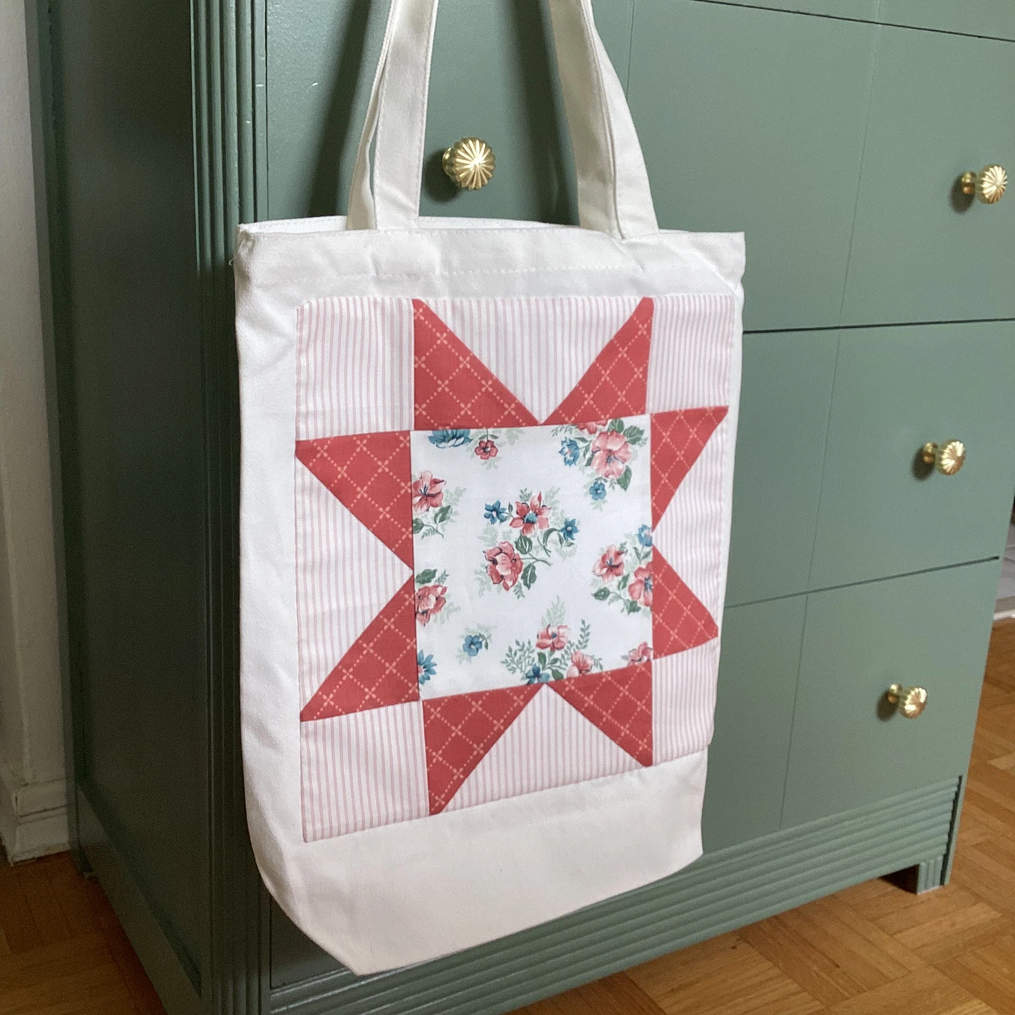Quilt Block Tote Bag