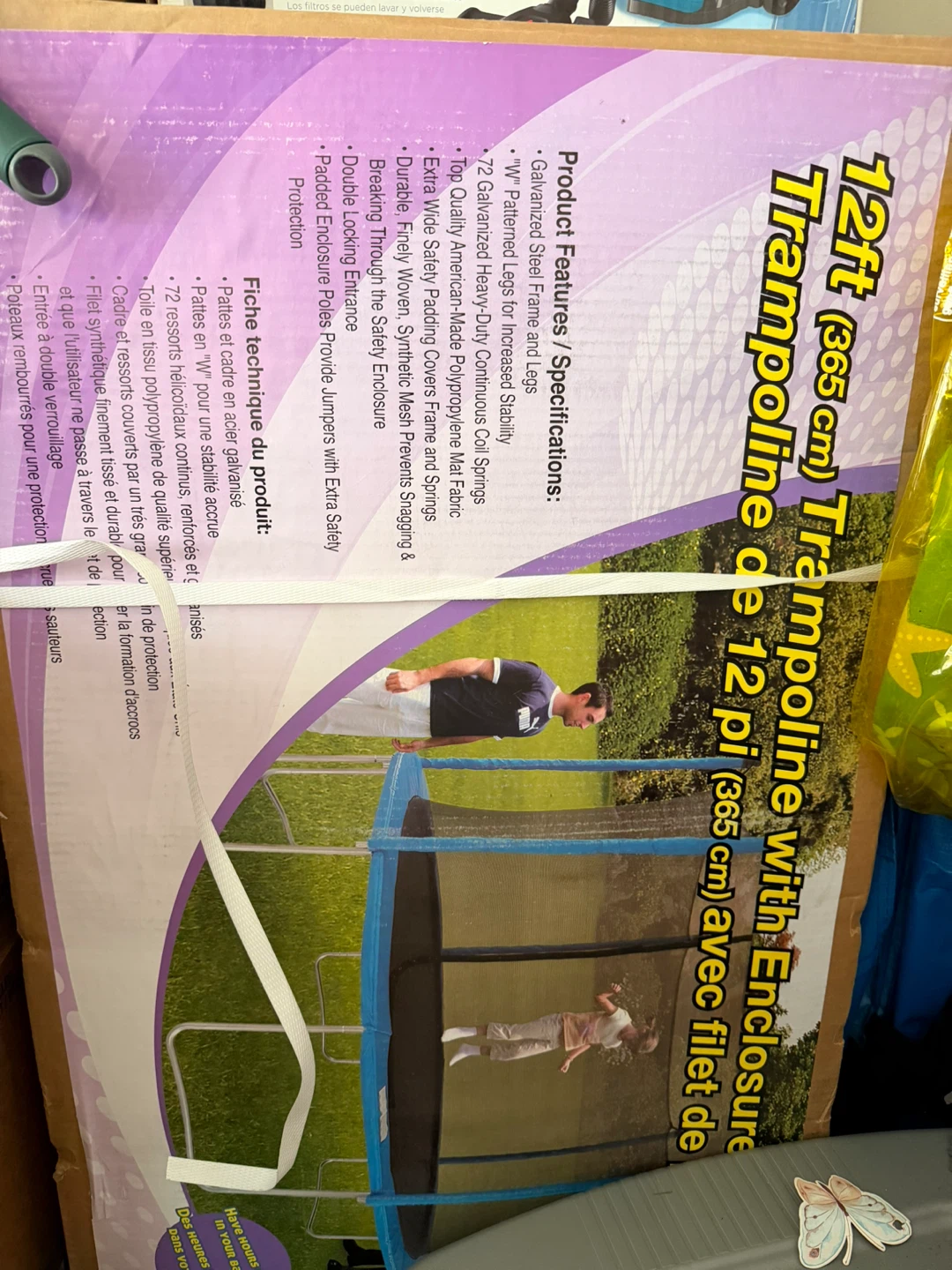 12ft Trampoline with Enclosure