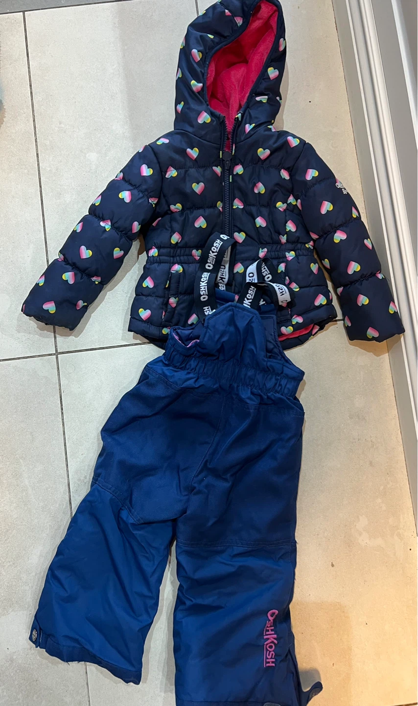 OshKosh B'gosh Toddler Girls Winter Jacket and Snow Pants Set