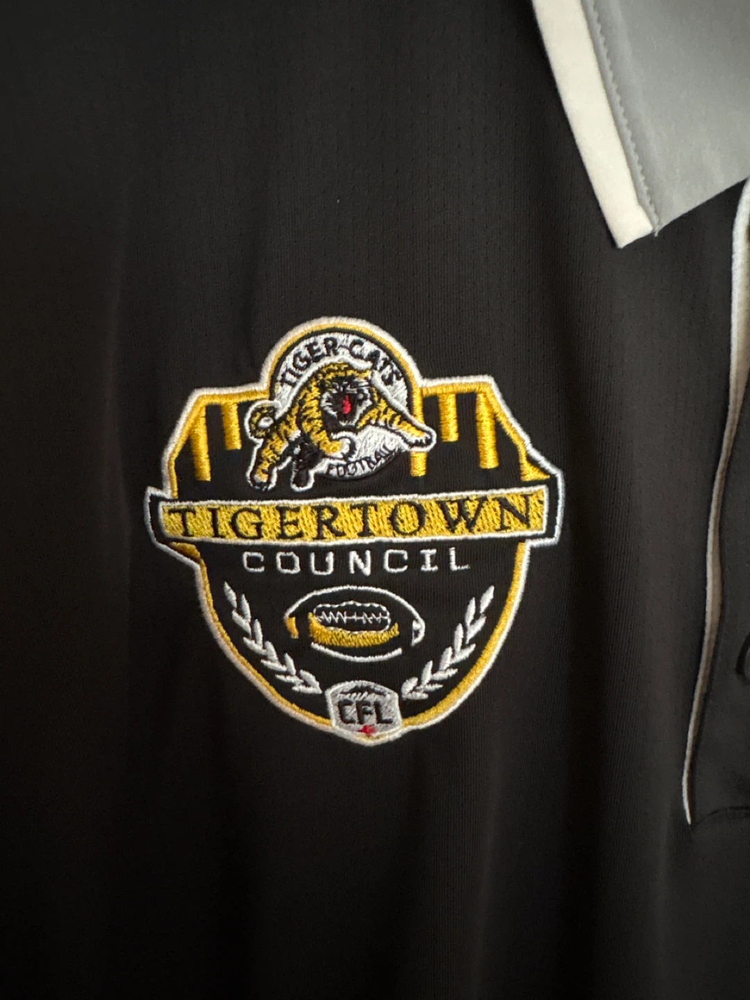 Adidas ClimaCool XL Black TigerTown Council Polo Shirt - photo 2