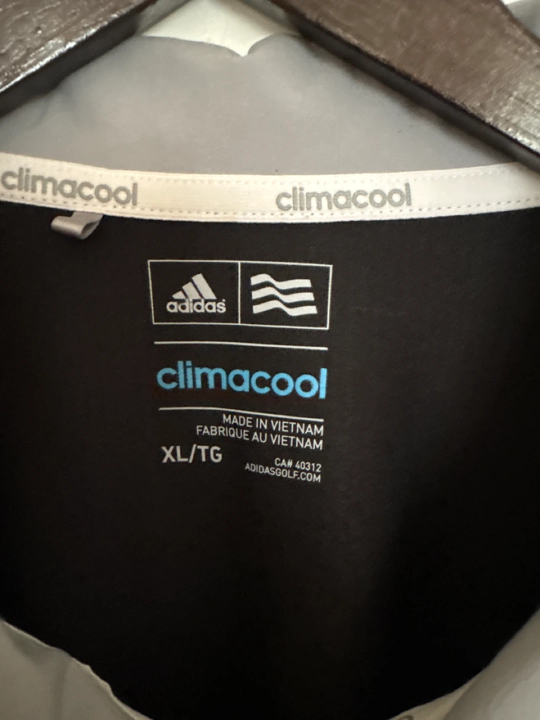 Adidas ClimaCool XL Black TigerTown Council Polo Shirt - photo 3