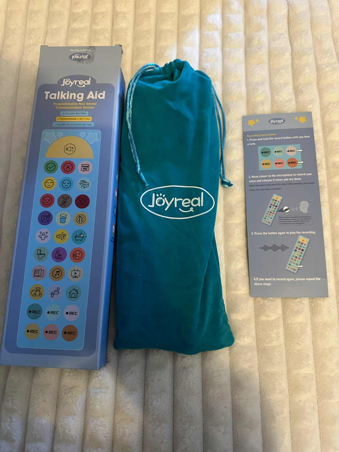 Joyreal Talking Aid Programmable Non-Verbal Communication Device - photo 2