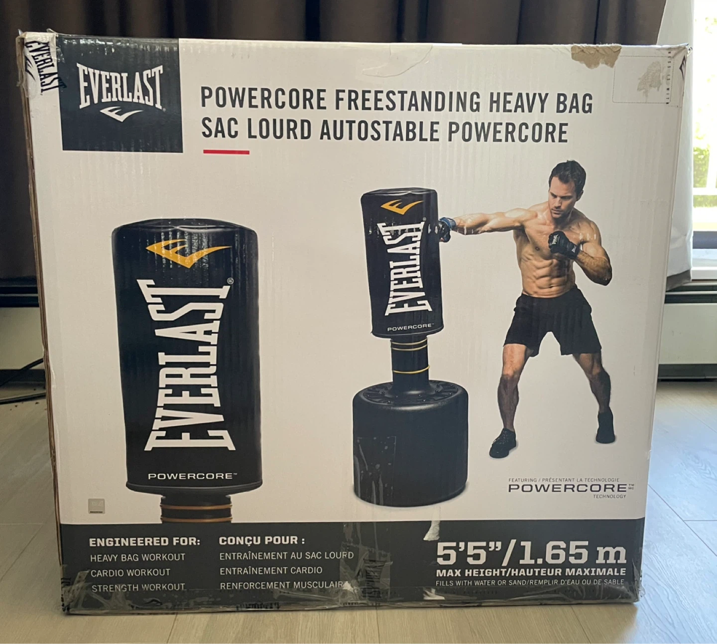 NEW Everlast Powercore Freestanding Heavy Bag – In Box