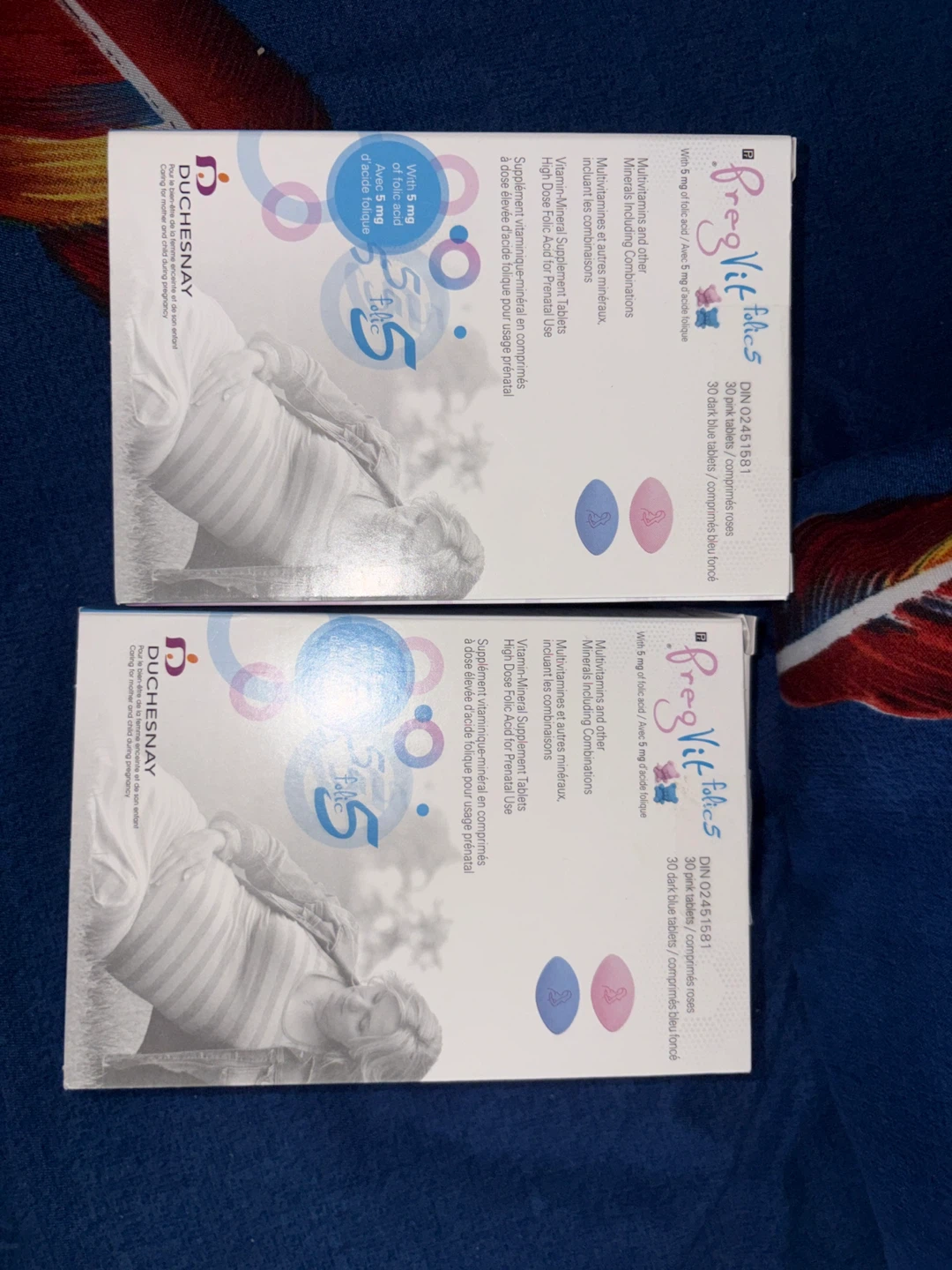 PregVit Folics Vitamin-Mineral Supplement Tablets (2 boxes)