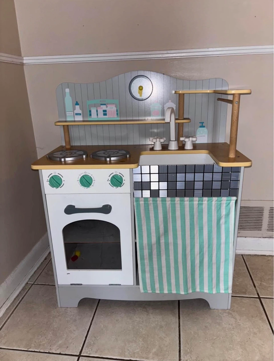 Wooden Play Kitchen