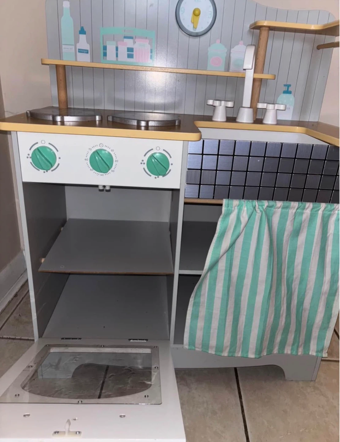 Wooden Play Kitchen - photo 3