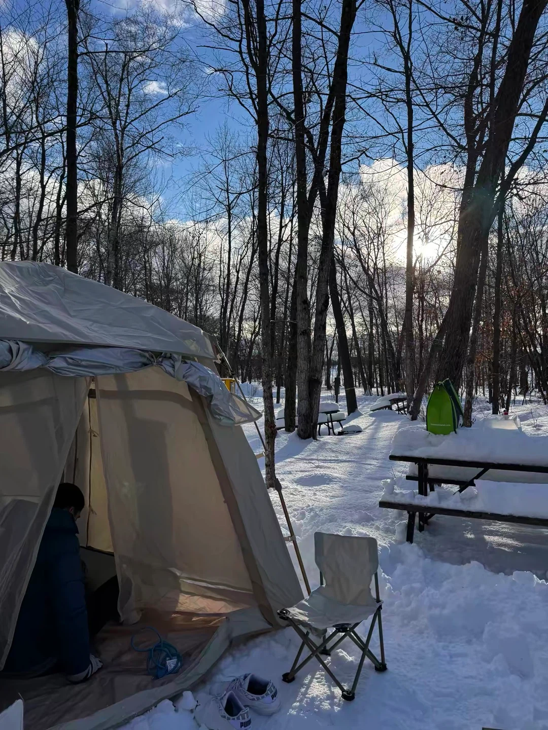Camping Tent Set with Stove and Grill - photo 3