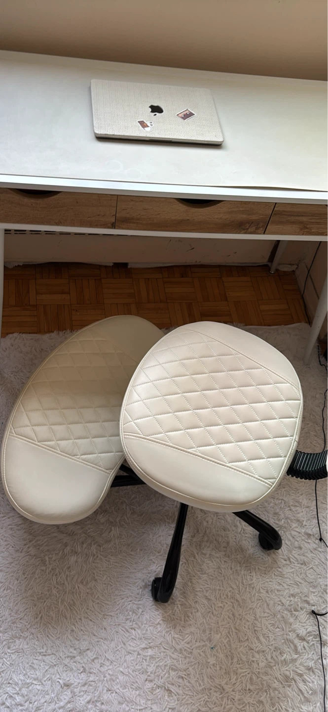 White Ergonomic Kneeling Chair - photo 2