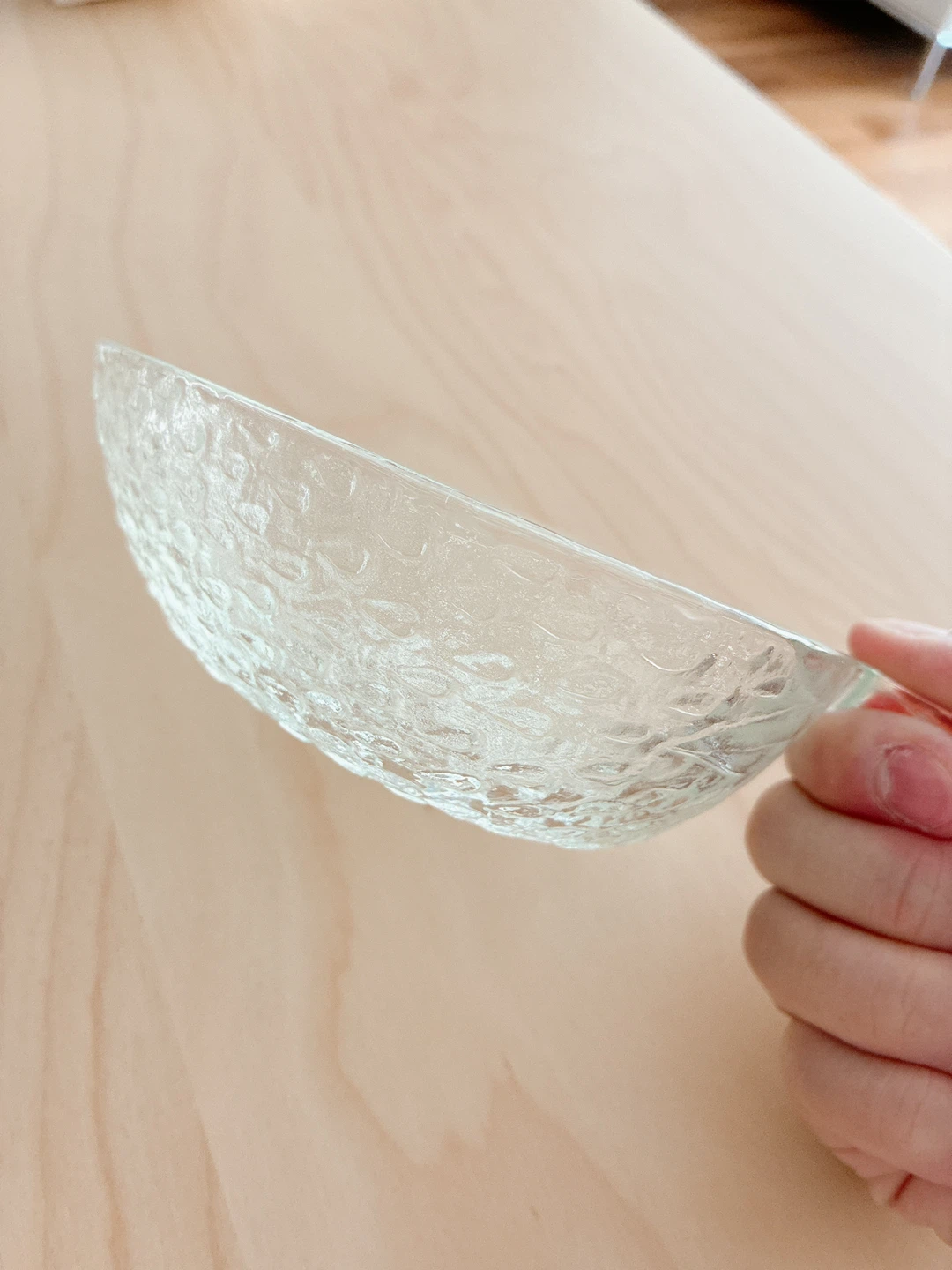 Clear Glass Strawberry Shaped Dish - photo 3