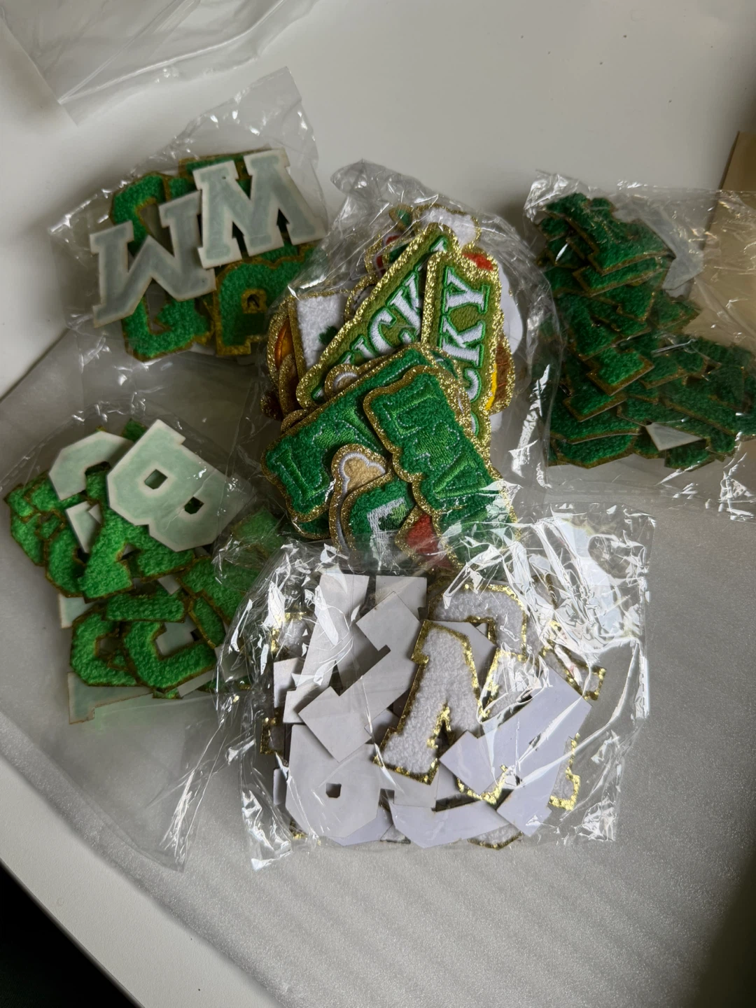Set of ~150 iron on patches