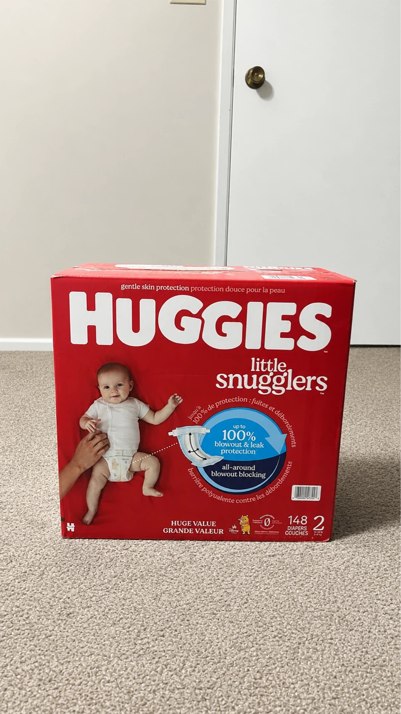 Huggies Little Snugglers Diapers Size 2 - 148 Count