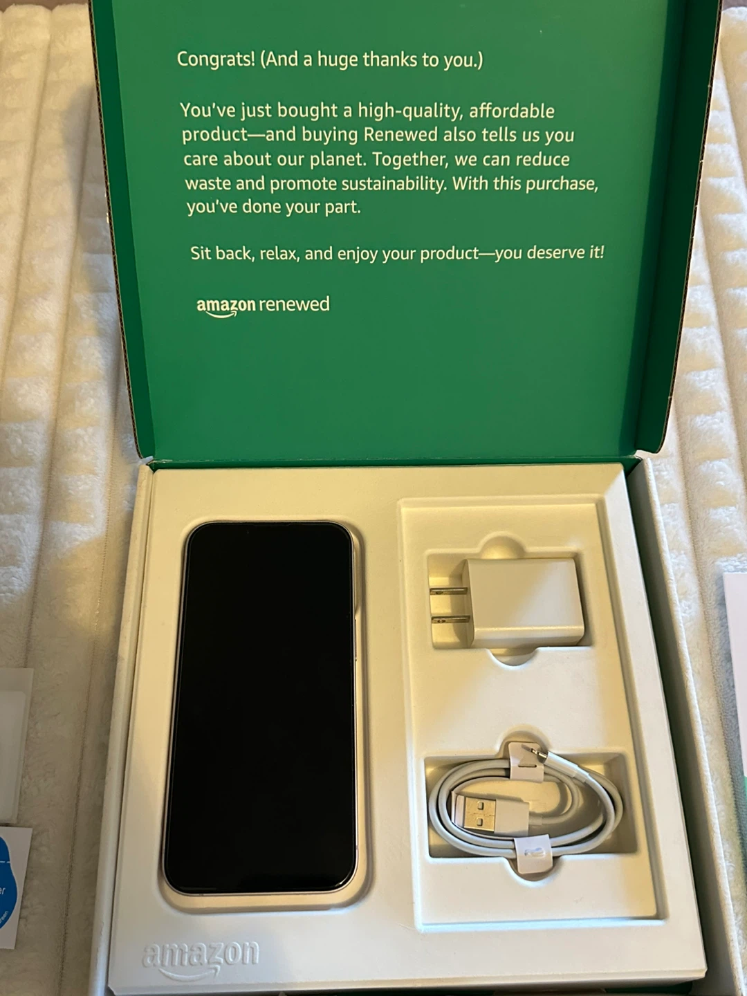 Apple iPhone 14 purple 512Gb Unlocked Renewed - photo 3