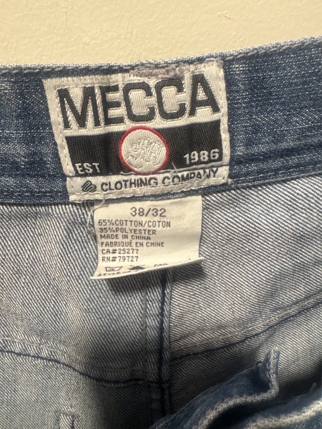 MECCA Jeans Size 38/32 - Blue Denim - photo 2