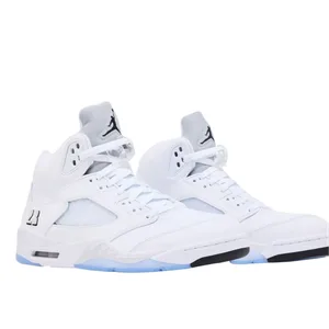 Air Jordan 5 Retro White/Grey