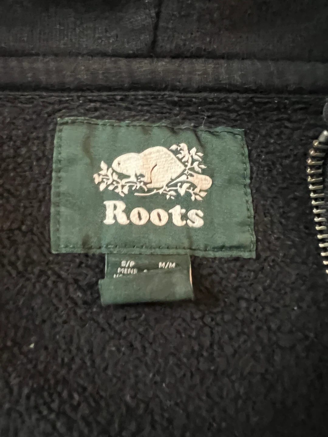 Roots Black Full Zip Hoodie - Men's M/M - photo 4